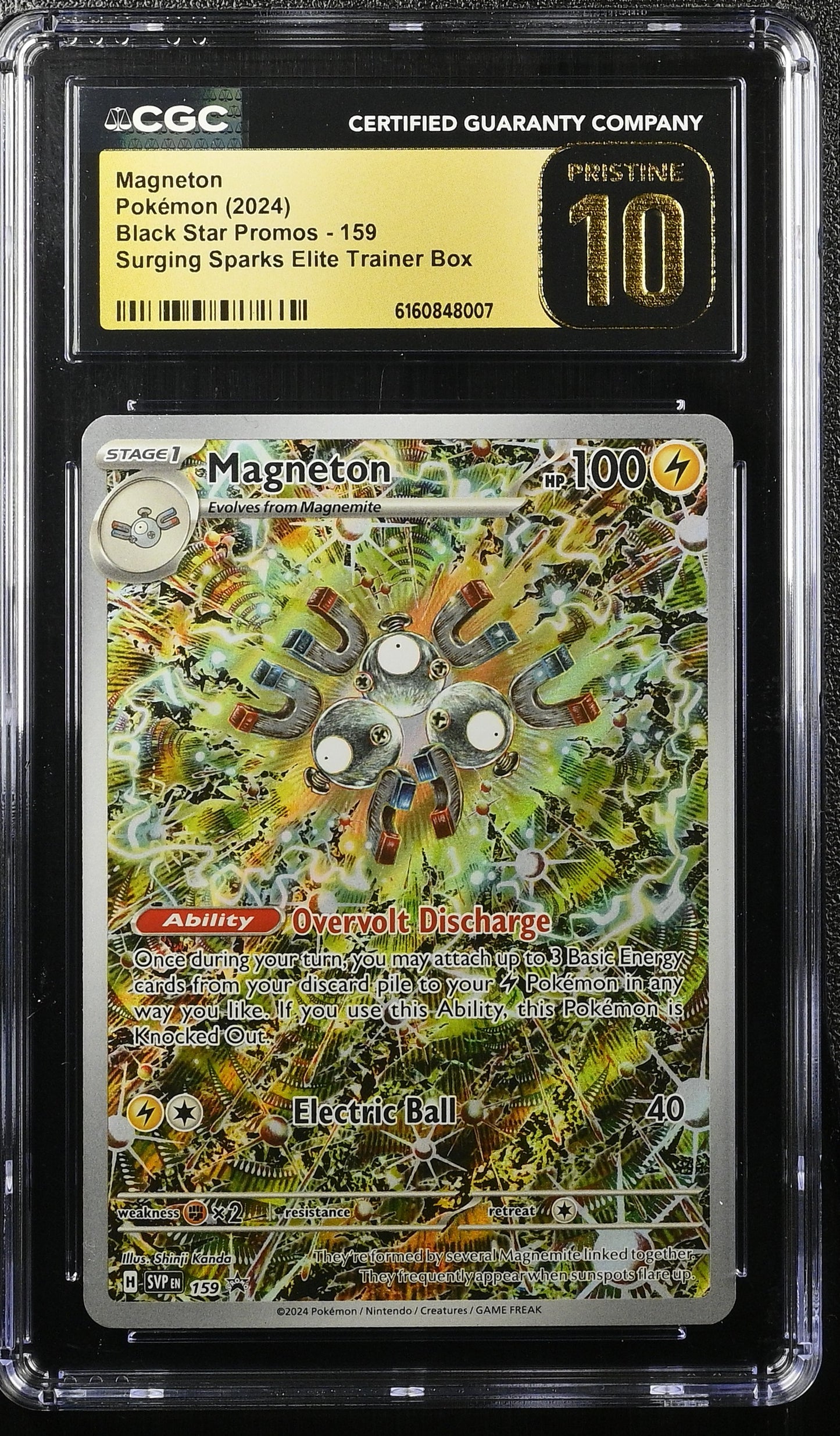 Magneton 159 Surging Sparks Elite Trainer Box Pokemon CGC 10 Pristine