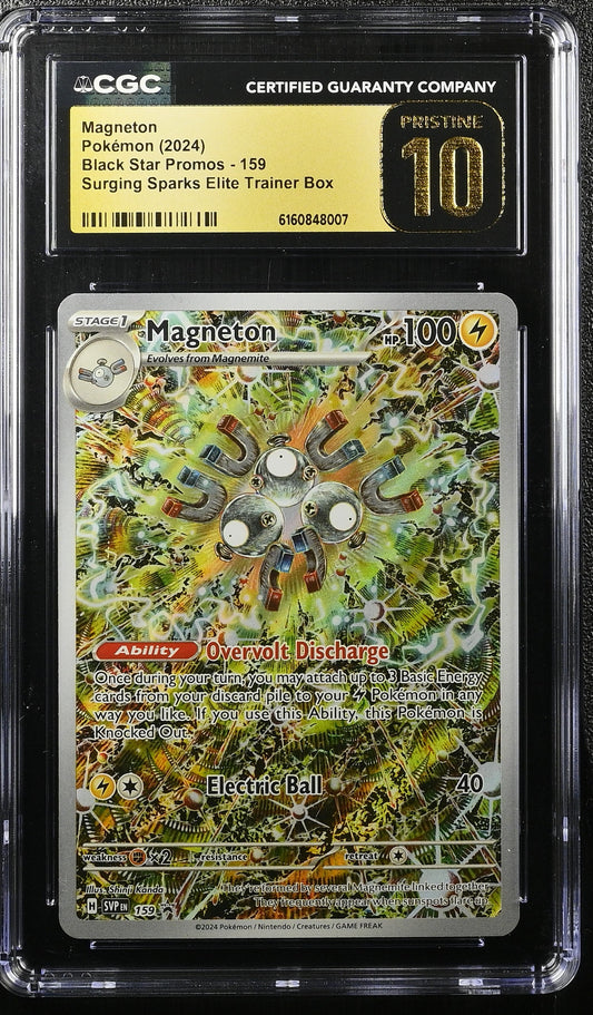 Magneton 159 Surging Sparks Elite Trainer Box Pokemon CGC 10 Pristine