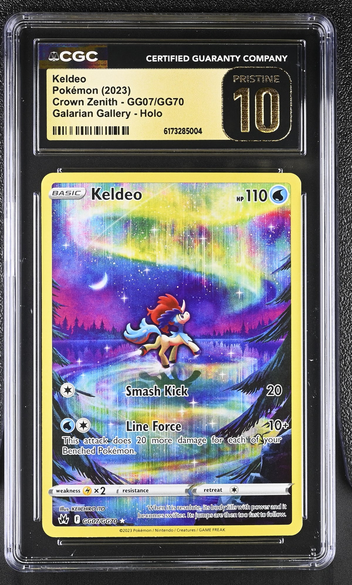 Keldeo GG07/GG70 Galarian Gallery Crown Zenith Pokemon CGC 10 Pristine