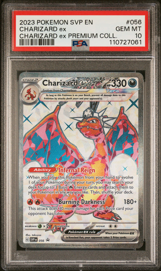 Charizard EX 056 Holo Promo Pokemon PSA 10