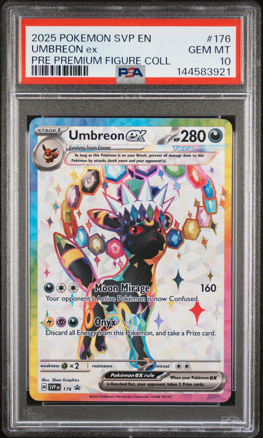 Umbreon EX 176 Holo Prismatic Evolutions Pokemon PSA 10
