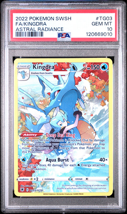 Kingdra TG03/TG30 Astral Radiance Pokemon PSA 10