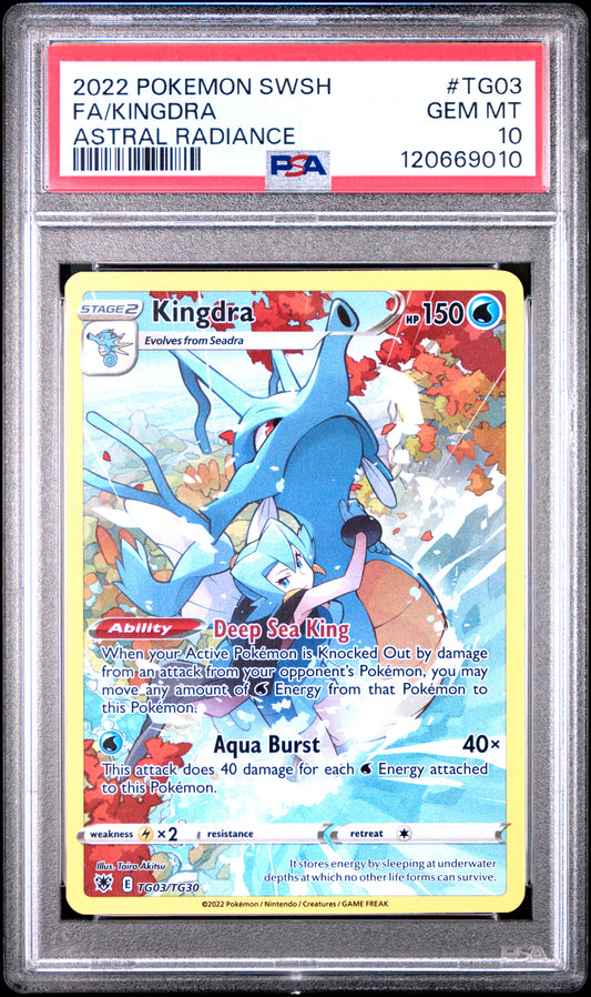 Kingdra TG03/TG30 Astral Radiance Pokemon PSA 10